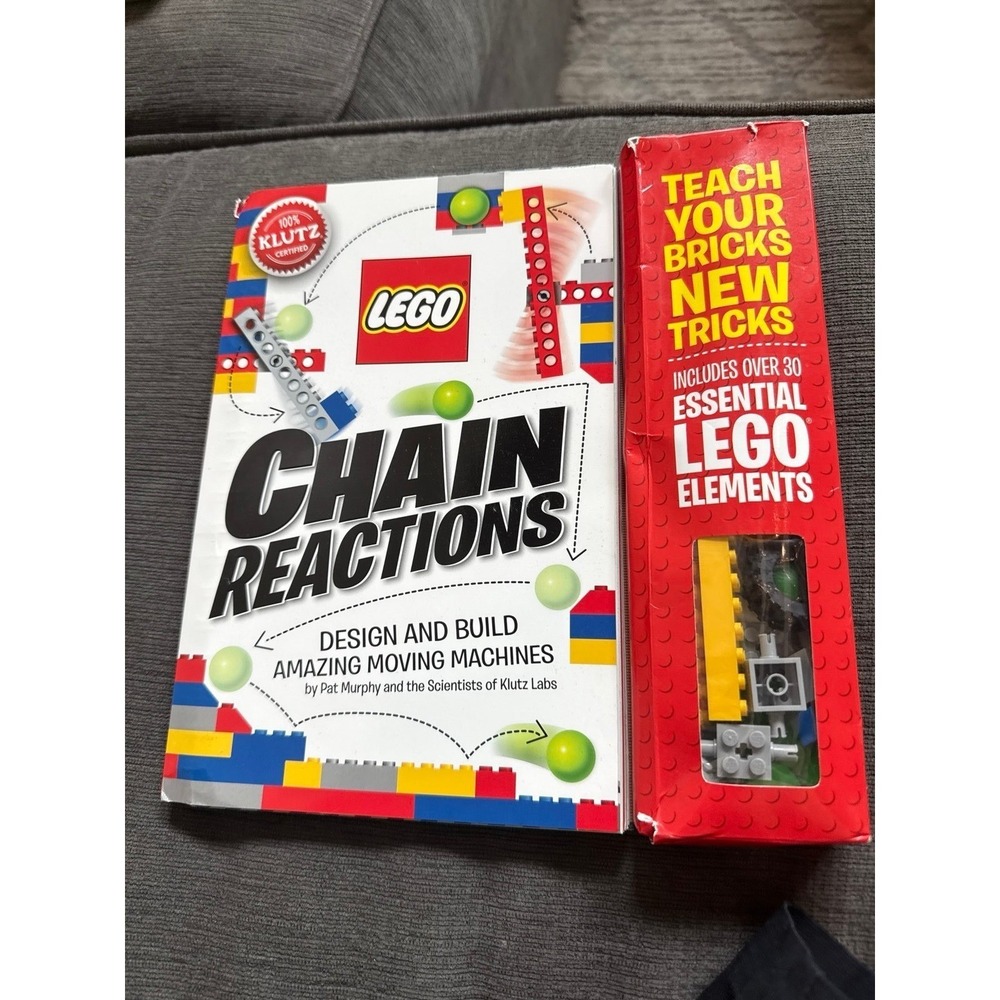 Lego chain reactions craft kit book Pat Murphy Klutz Labs‎